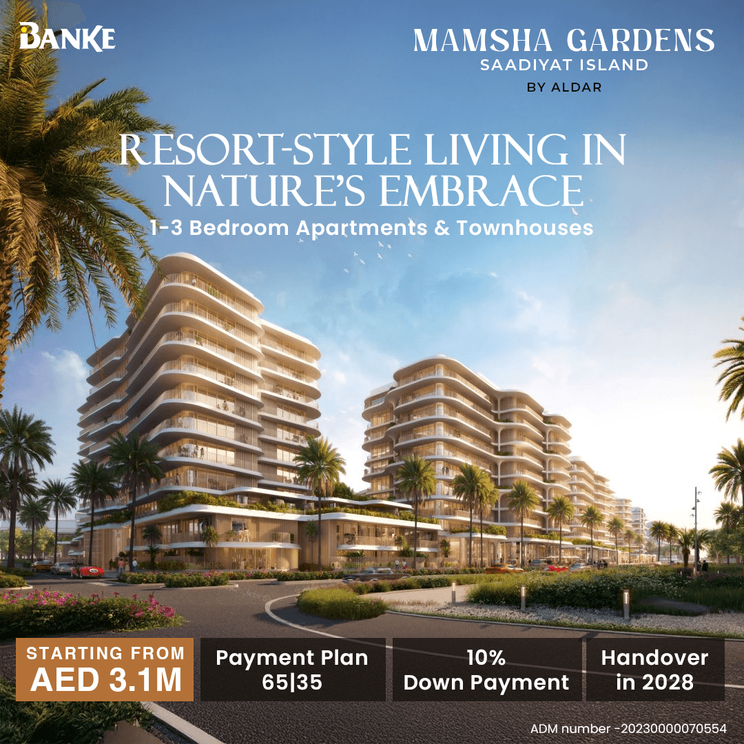 Mamsha Gardens by Aldar on Saadiyat Island, Abu Dhabi