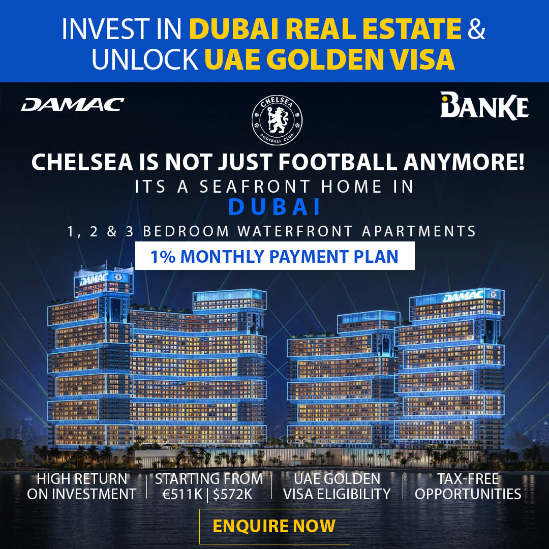 ⚽ Chelsea is Now a Seafront Home in Dubai! Banner